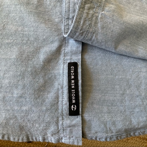 SPLIT, Chambray, Short Sleeve, Button Down, Sz XL - Picture 5 of 7
